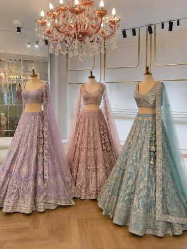 Lehenga	3	Pc.	-	Heavy