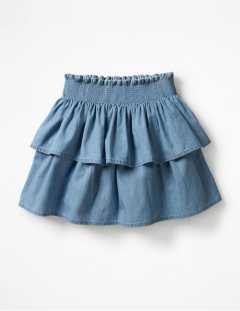 Skirt-Short/Pencil/Pleated
